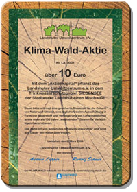 Klima-Wald-Aktie ordern